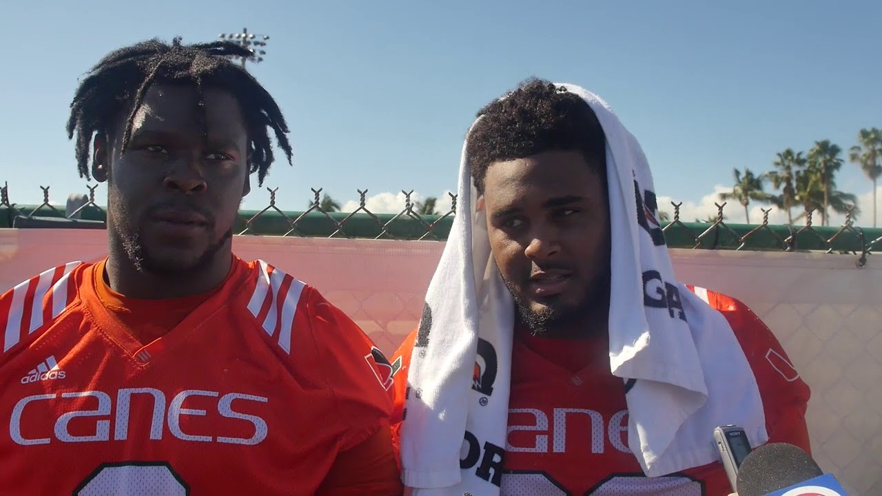 Chad Thomas and RJ McIntosh | Post Practice | 11.22.2017