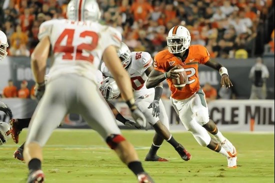 2011 Miami Hurricanes Football vs Ohio State Jacory Harris