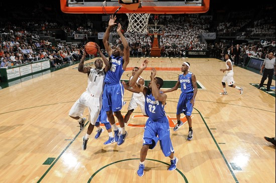 2012 Miami Hurricanes Men's Basketball vs Memphis