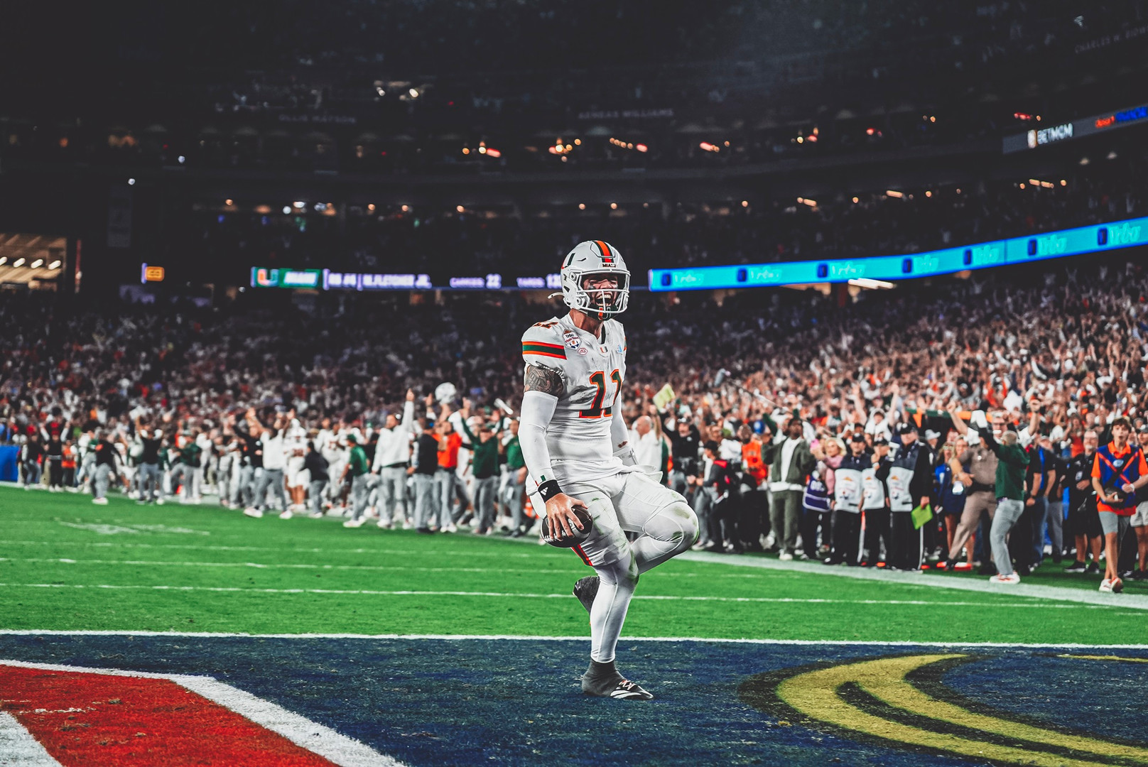 Canes Rally Past Rebels, Advance to CFP Championship Game