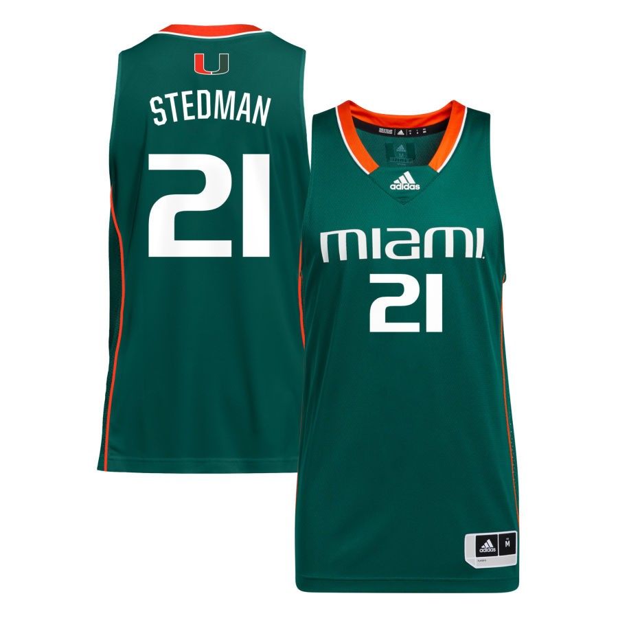adidas Green Miami Hurricanes Women's Basketball Jersey