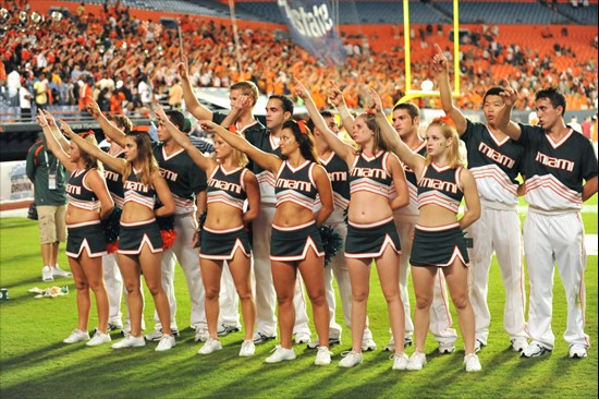 Co-Ed Cheerleaders