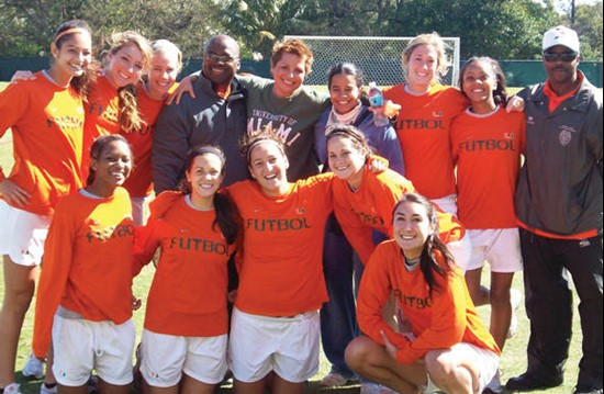 Miami Dade Police Department P.A.L. University of Miami Soccer Clinic