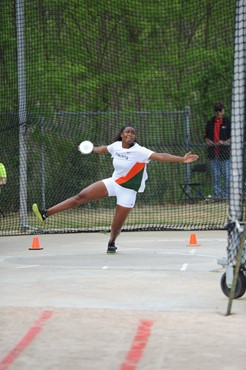 Amber Monroe at 2013 ACC Outdoor Championships