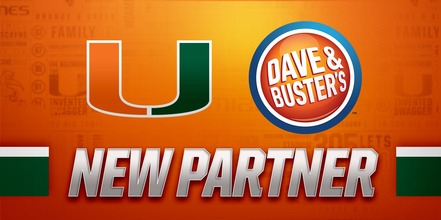 Dave & Buster's Signs On As Partner of Miami Athletics