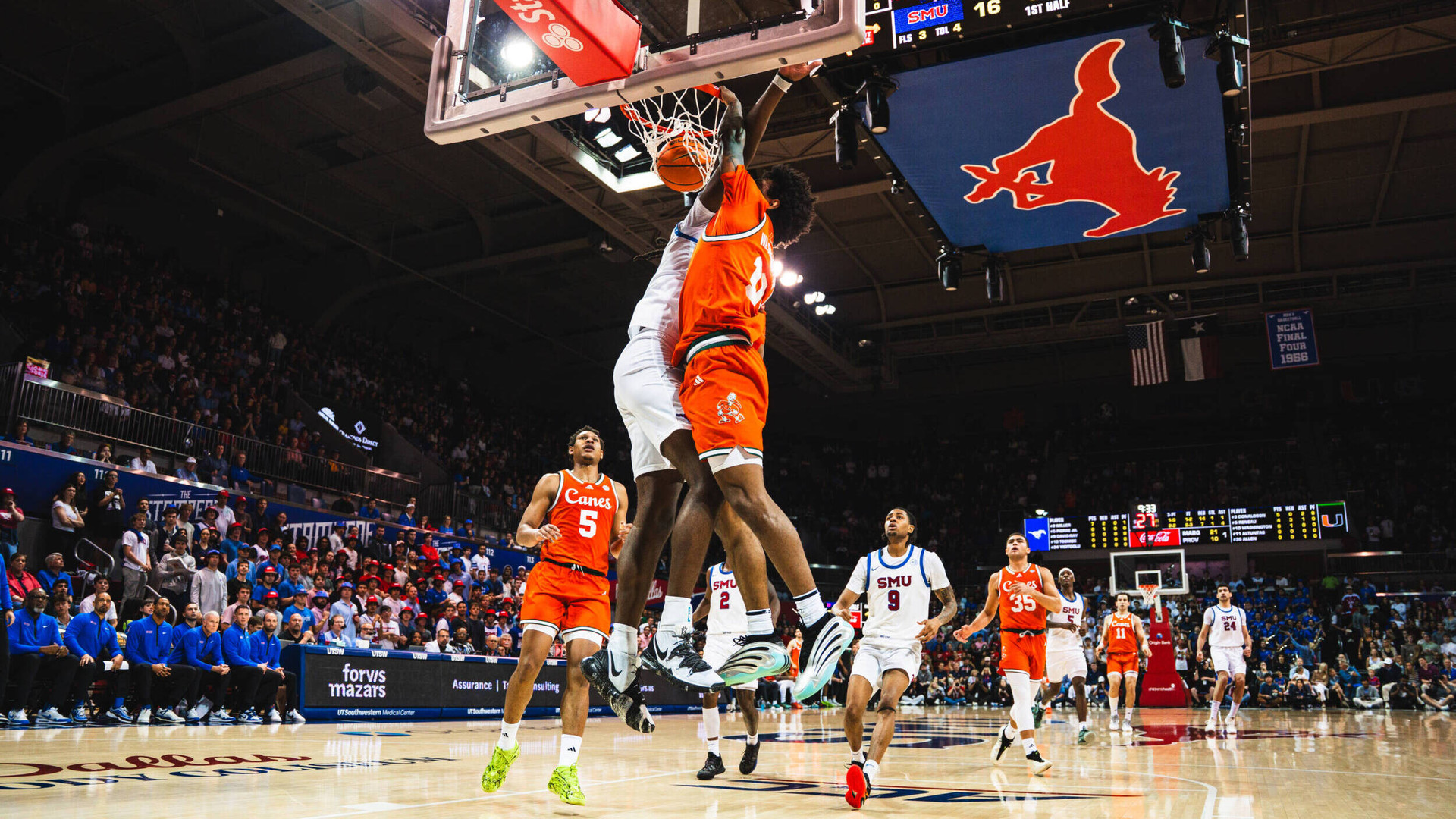 Miami Earns 24th Win of Season in 77-69 Victory at SMU