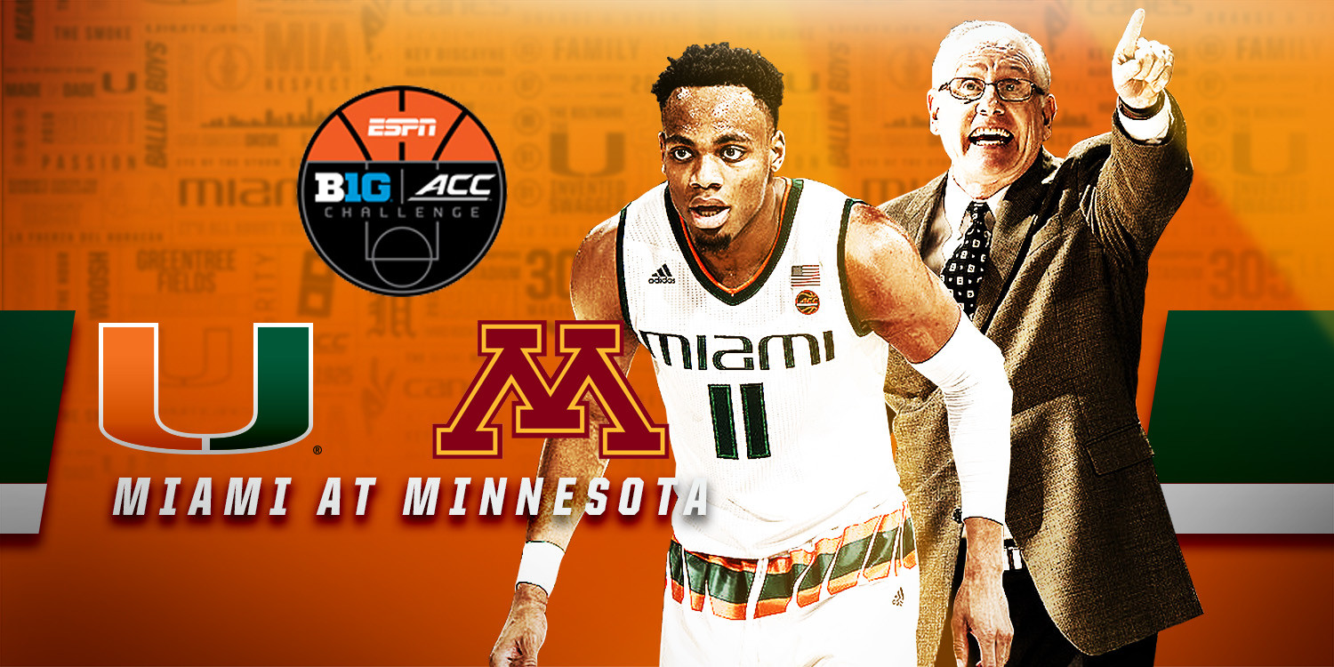 Miami to Face Minnesota in B1G-ACC Challenge