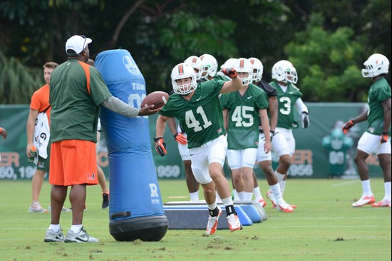 Freshmen Participate in First #CanesCamp Practice