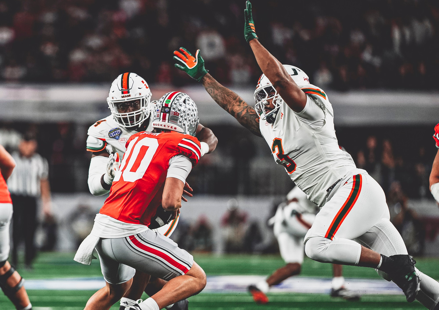 Photo Gallery: Canes Beat Buckeyes in CFP Quarters