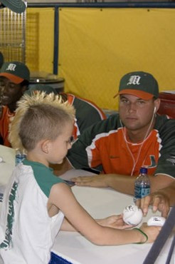 2008 Miami Hurricanes Baseball Team at the College World Series