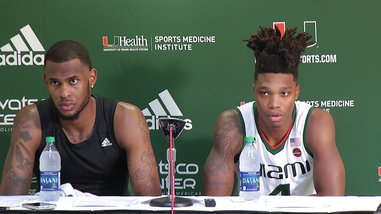 Dewan Huell and Lonnie Walker IV | Post Game Presser vs. Duke | 1.15.2018