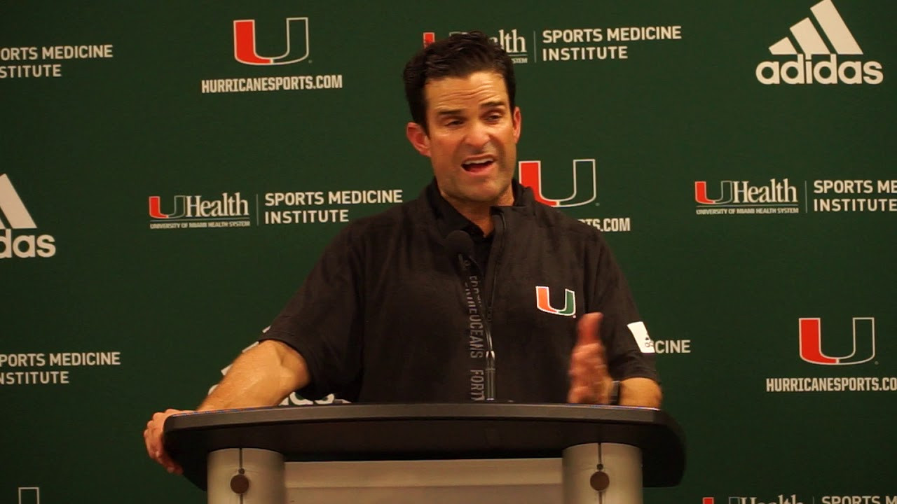 Manny Diaz Postgame Presser | Miami vs. Virginia | 10.11.19