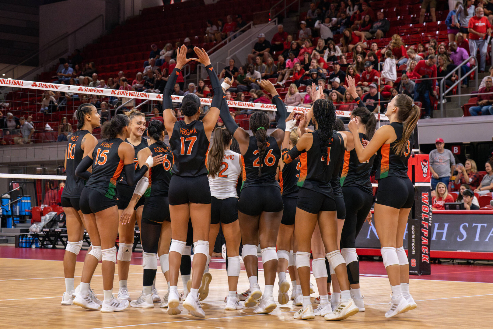 Miami Secures Eighth Sweep with Win Over NC State