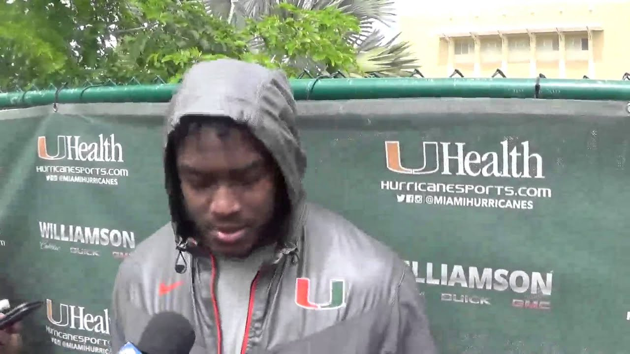 Tyriq McCord - Spring Practice (Feb. 21)