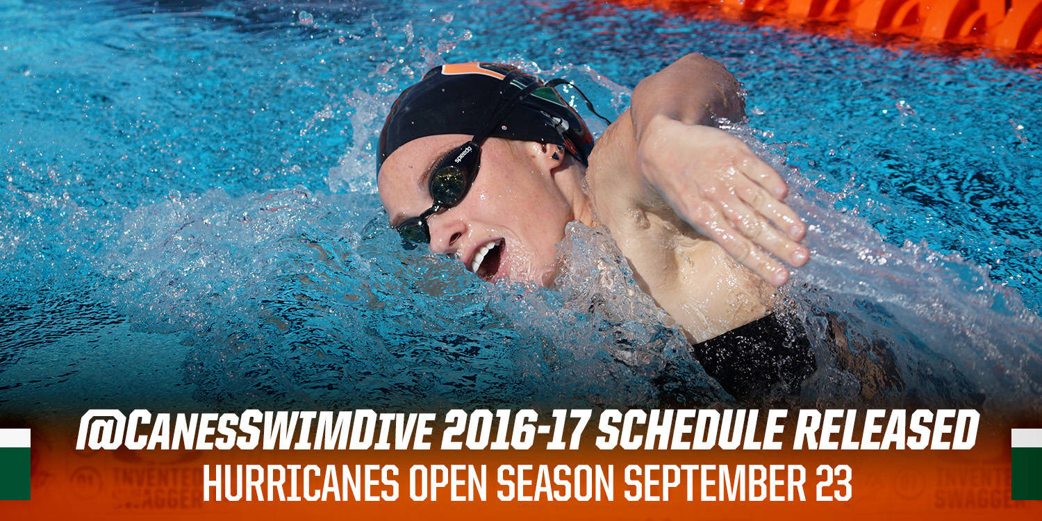 @CanesSwimDive Announces 2016-17 Schedule