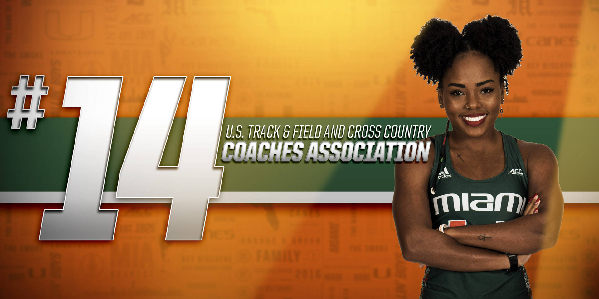 Miami Women’s Track Up to No. 14