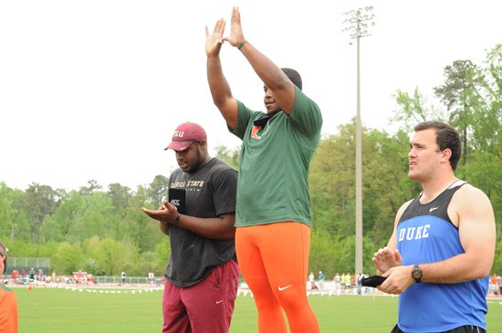 Isaiah Simmons at 2013 ACC Outdoor Championships