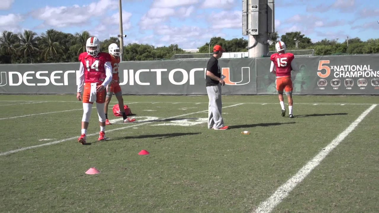 QB Coach | James Coley | Mic'd Up | Star Drill