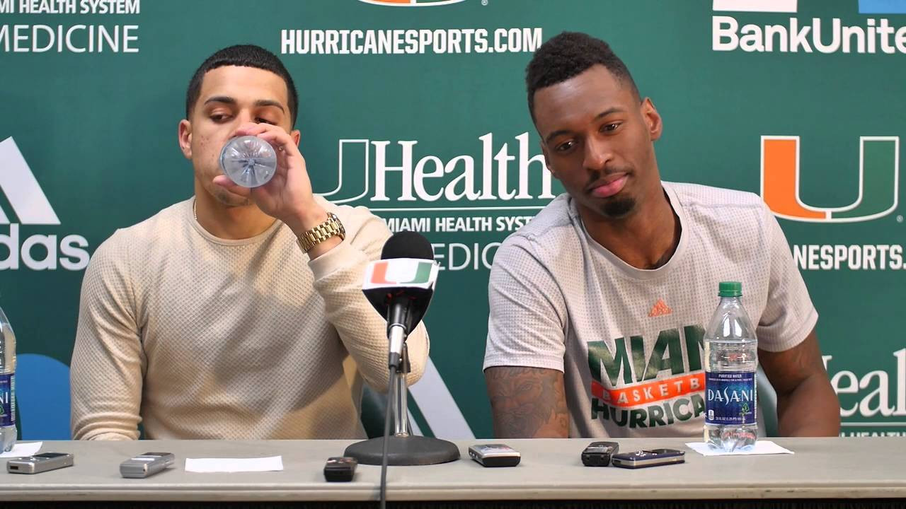 Angel Rodriguez & Sheldon McClellan | Postgame Presser Louisville | 2.27.16