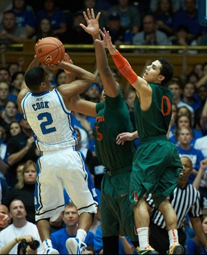 05 February 2012   Miami vs. Duke, from Cameron Indoor Stadium in Durham, NC.