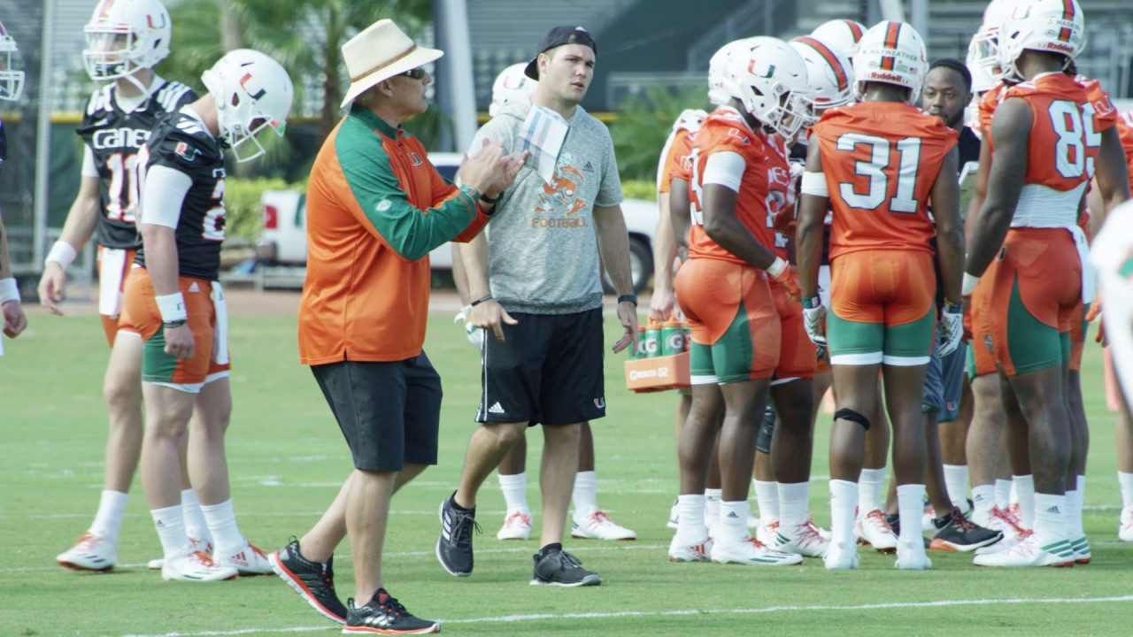 Spring Ball 2017 | Canes Football | Mark Richt Mic'd Up