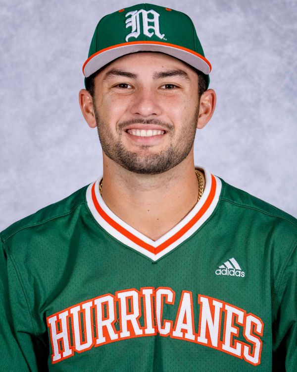 Dorian Gonzalez Jr.  - Baseball - University of Miami Athletics