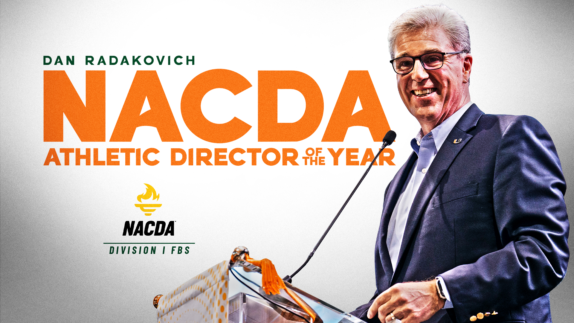 Radakovich Earns NACDA Athletics Director of the Year Honor