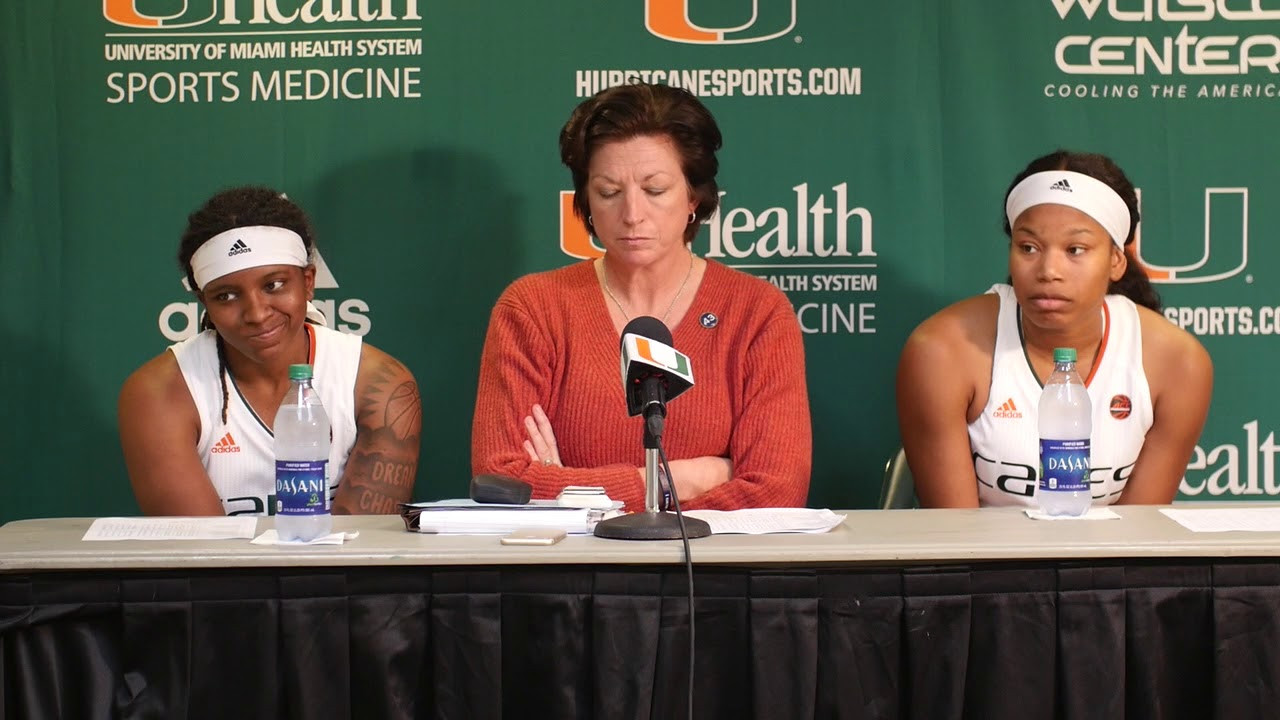 Katie Meier, Mykea Gray and Keyanna Harris | Vermont Postgame Presser | 11.12.17