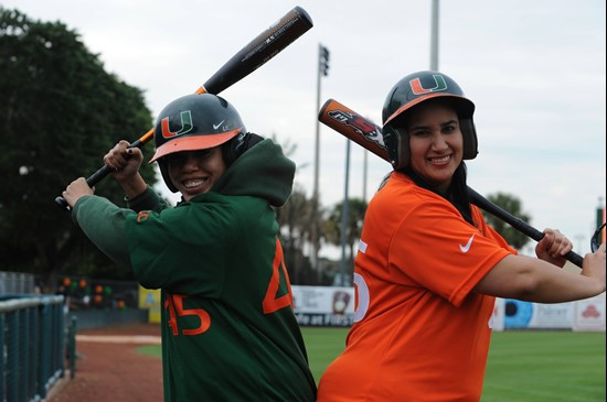 The University of Miami Baseball Team hosted FanFest/Alumni Day at Alex Rodriguez Park on February 12, 2011.  Photos by Steven Murphy/SPN