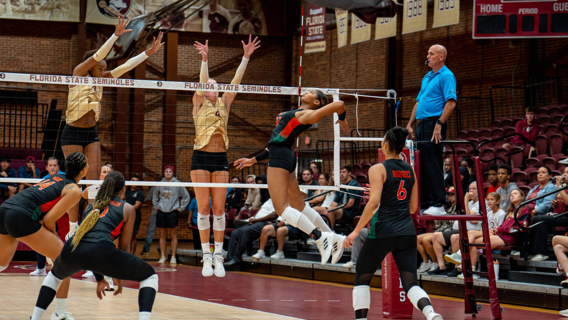 Miami Falls to FSU in Five-Set Battle