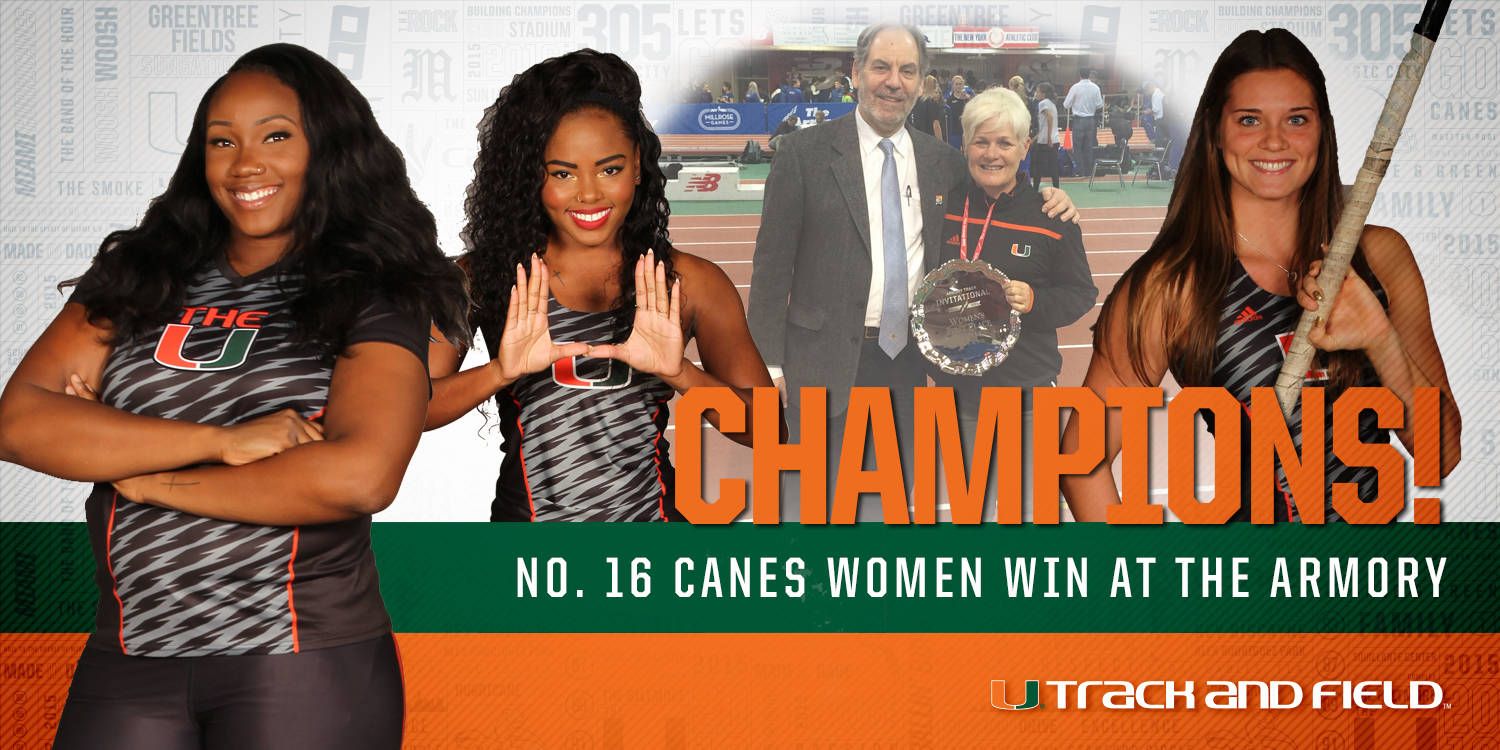 No. 16 @CanesTrack Wins at The Armory