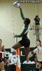 Miami Sweeps Boston College in Volleyball, 3-0