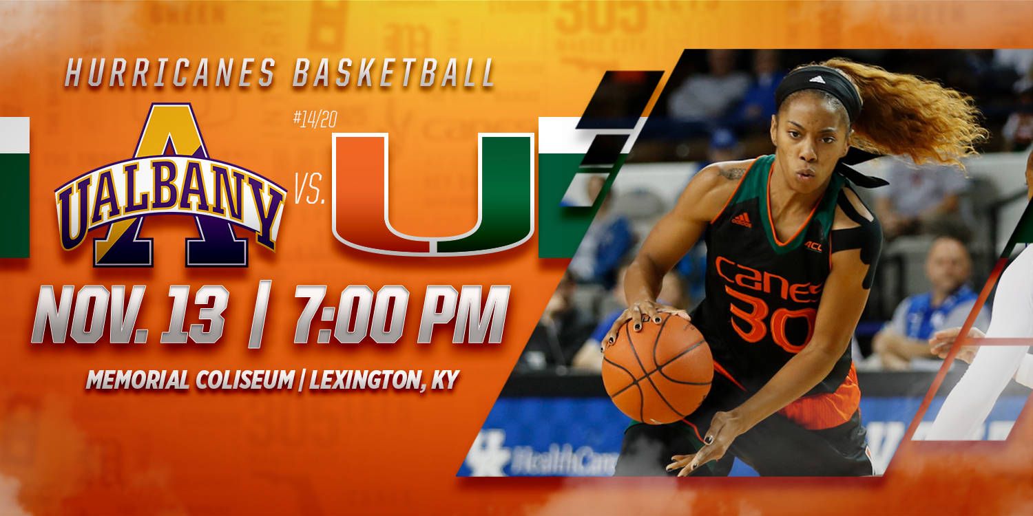 @CanesWBB Set to Face Albany at Kentucky Classic