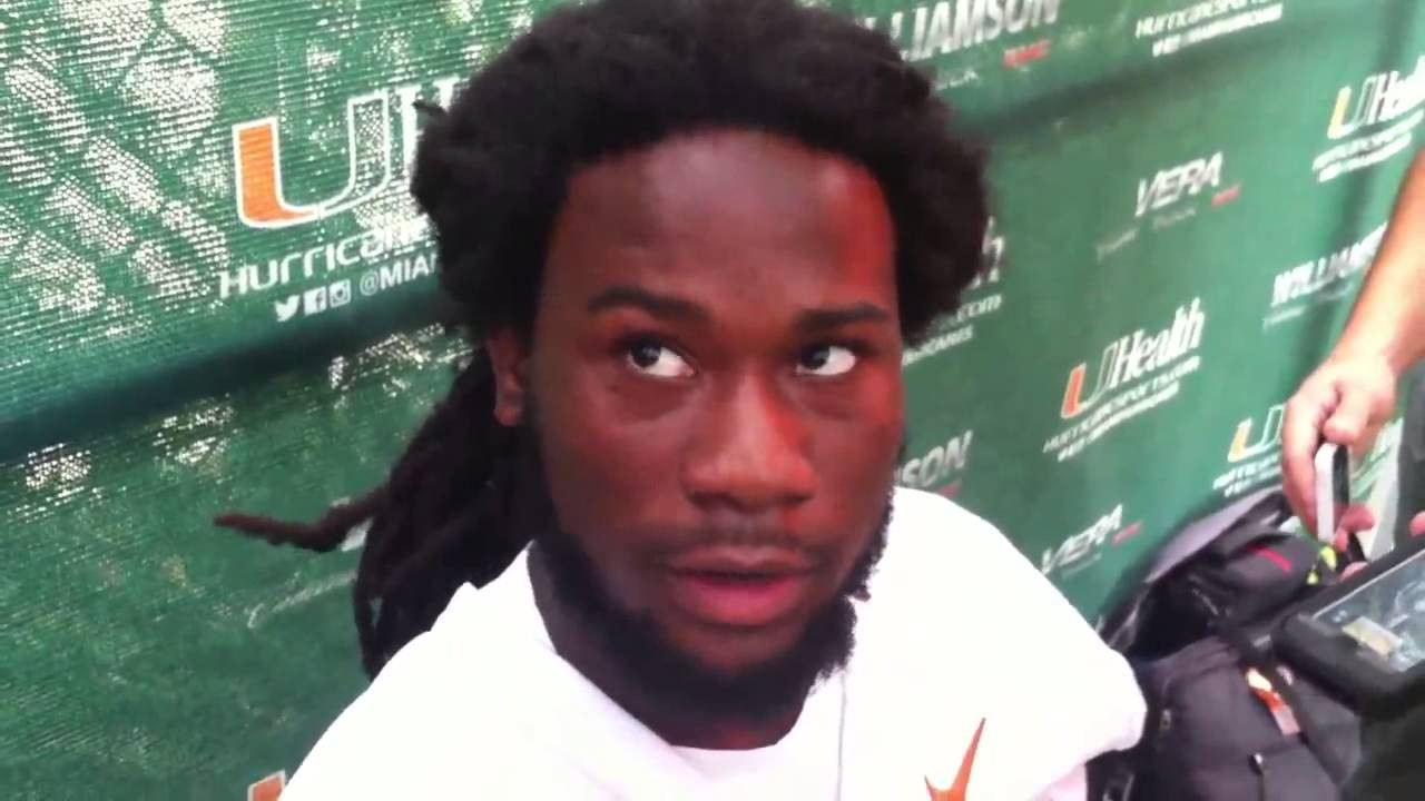 Malcolm Lewis #CanesCamp - Aug 3, 2013