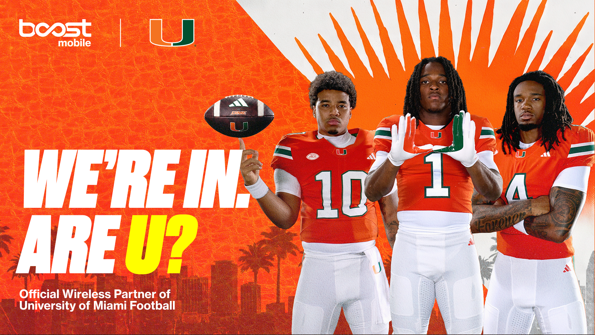 Boost Mobile and Miami Athletics Put Canes Fans on the Roster
