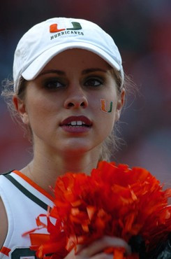 University of Miami cheerleader Lauren Pomponio is Sports Illustrated Cheerleader of the Week. Lauren entertains the crowd and shows her support for...