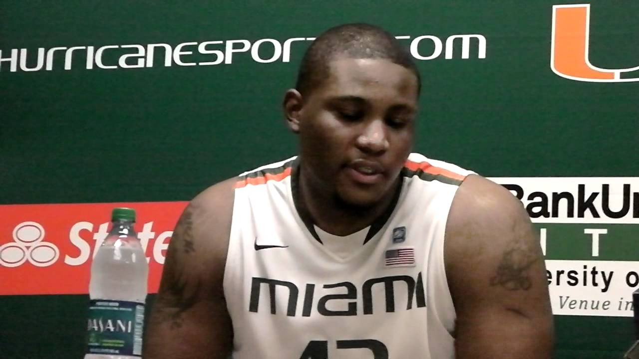 2/9/12 Miami v. Va Tech post-game press conference: Johnson/Larkin