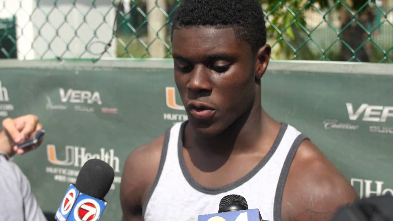 David Njoku | Post Practice | 10.13.2015