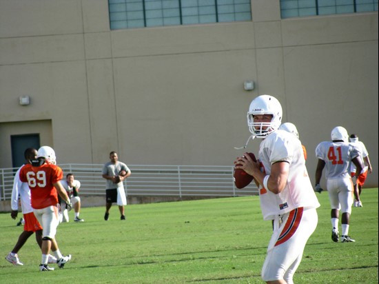 Taylor Cook (17) at practice Monday morning at the Greentree Practice Fields.