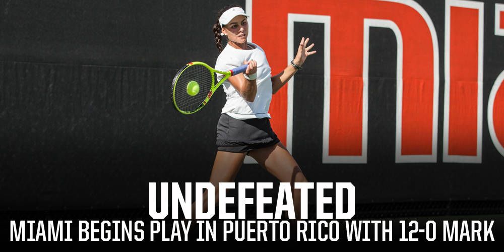 W. Tennis Unbeaten on Day One in Puerto Rico