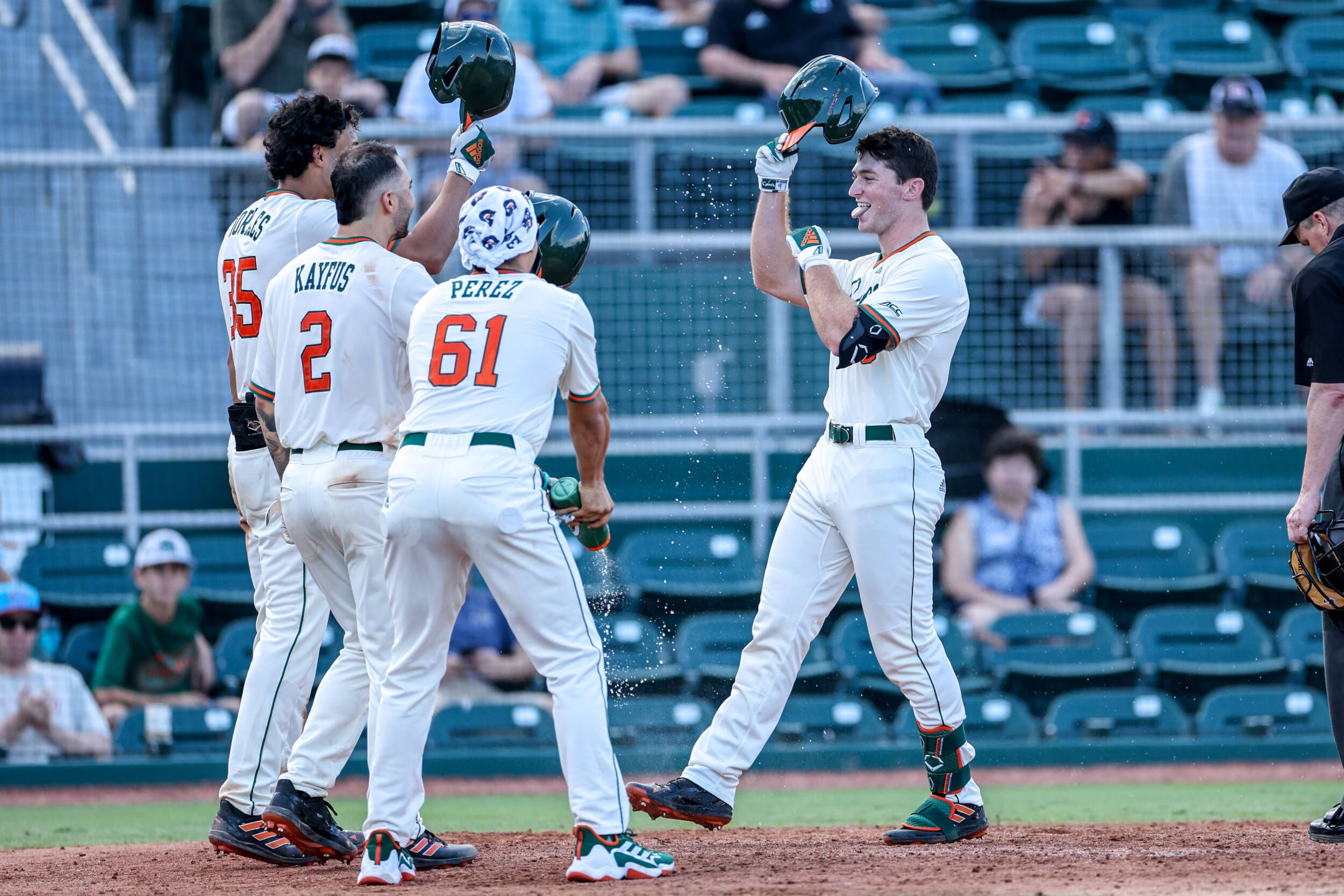 Miami Hurricanes Baseball on X: Miami puts the tying run in scoring  position in the ninth, but the Hurricanes come up short. The Canes will  play second-seeded Arizona at 7:50 p.m. in