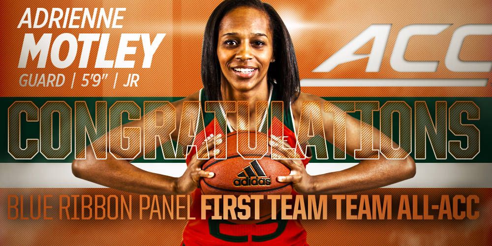 Motley Named a First Team All-ACC Selection