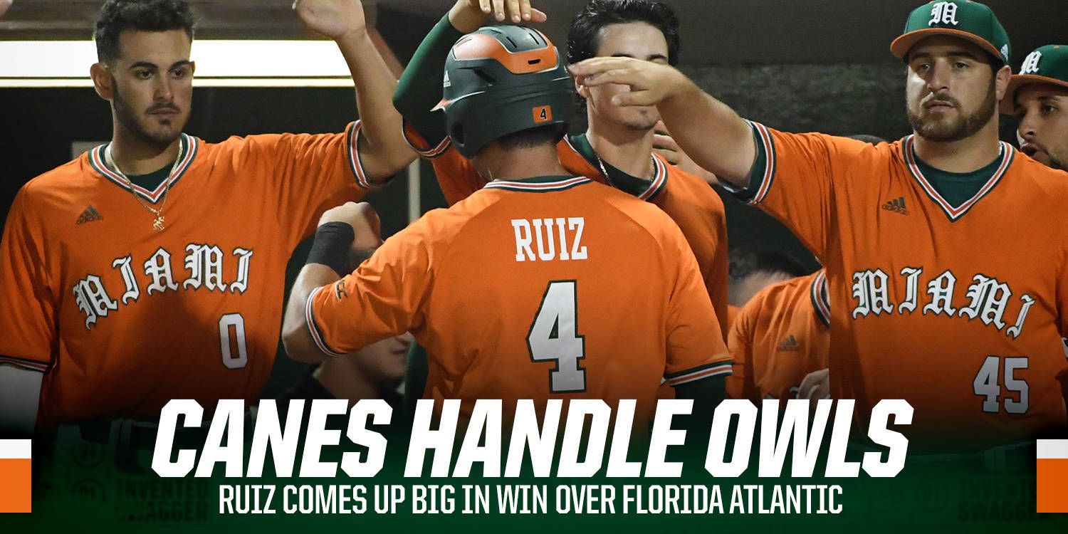 Seventh-Inning Rally Propels No. 17 Miami to 5-2 Win