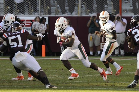Lamar Miller - 2011 Miami Hurricanes Football @ Virginia Tech