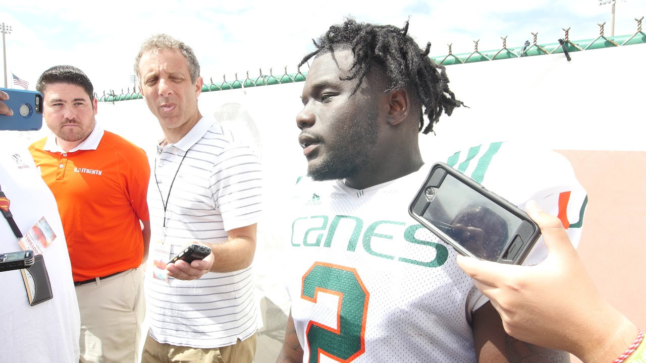 Trajan Bandy | Post Practice Interview | 3.29.18