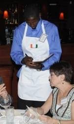 Hurricane Club Holds Celebrity Waiter Dinner