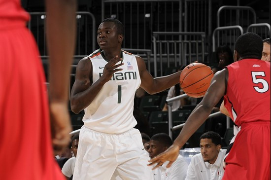2012 Miami Hurricanes Men's Basketball vs Rutgers