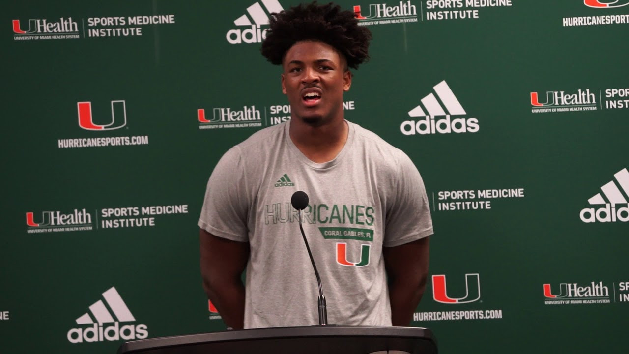 Gregory Rousseau Postgame Presser | Miami vs. CMU | 09.21.19