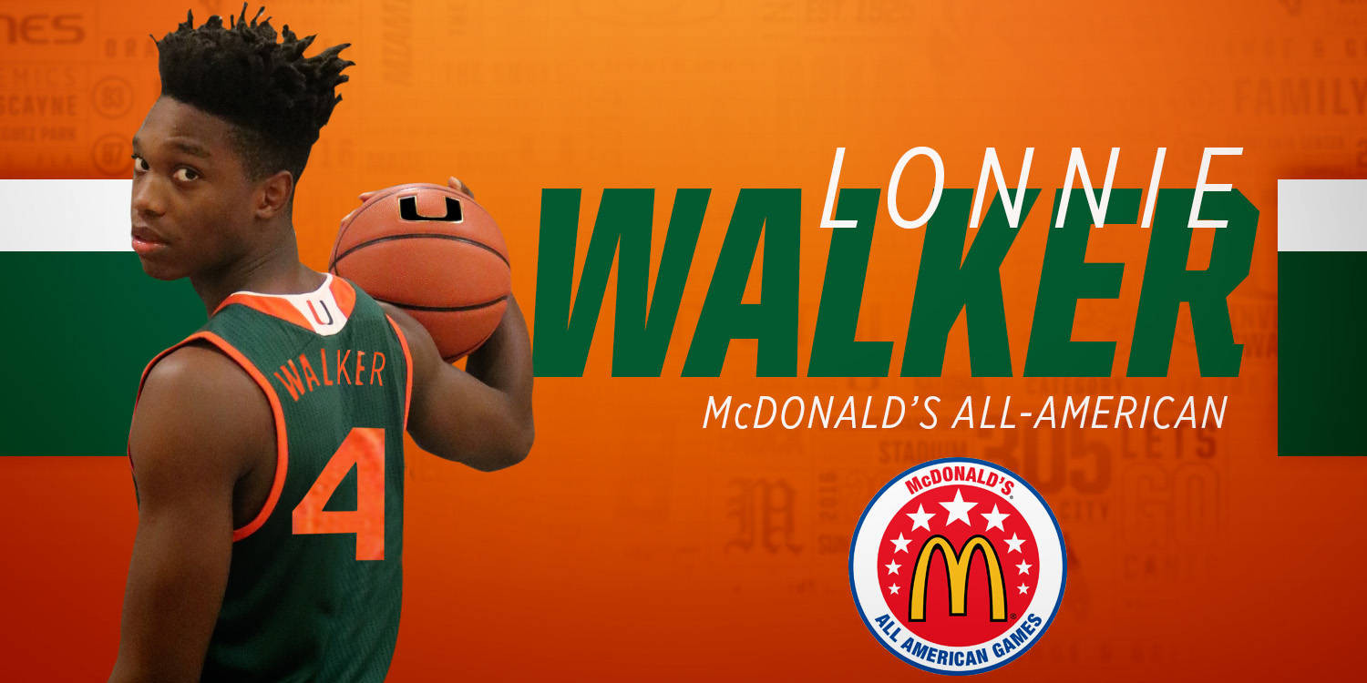 Walker Named a 2017 McDonald's All-American