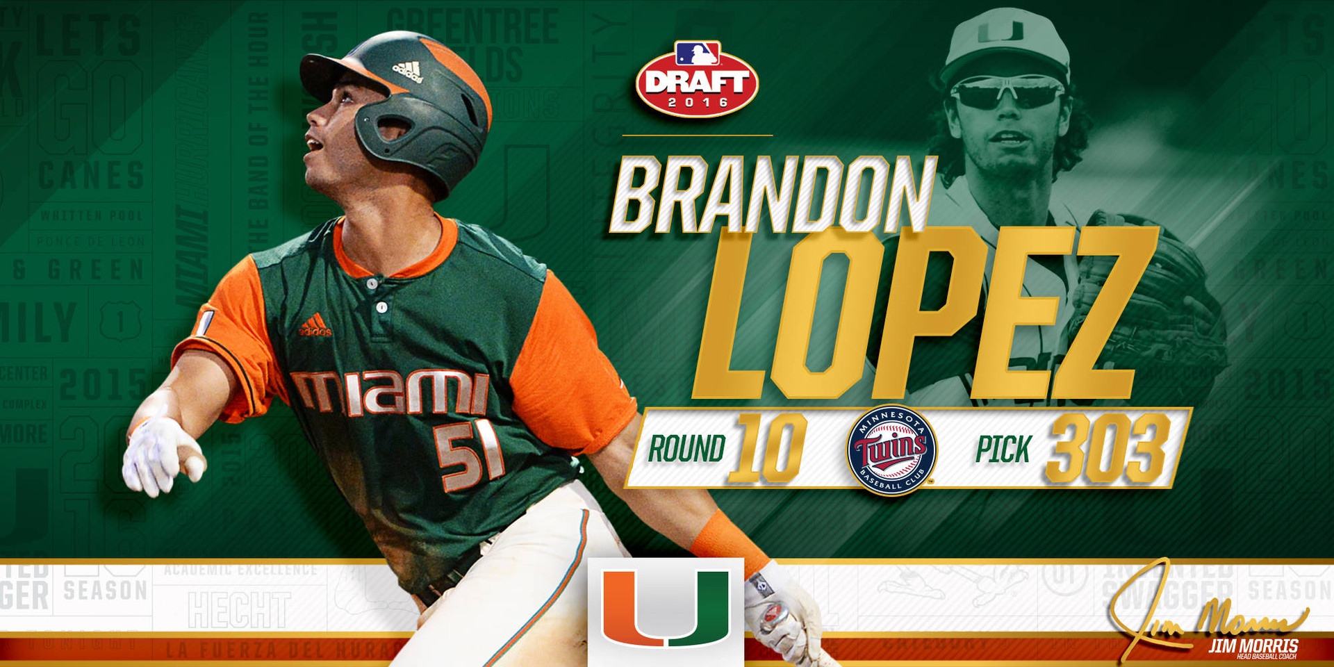 Lopez Selected in 10th Round by Minnesota Twins